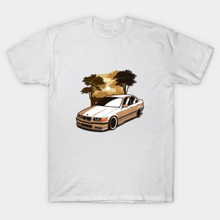 Brown E36 Saloon Safari T-Shirt